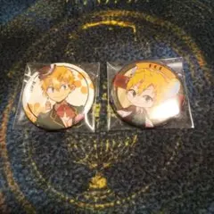 地縛少年花子くん アニカフェ 缶バッチ ねずみ 輝 2個セット