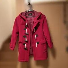 COMME CA ISM 130A レッドダッフルコート