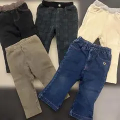 ボトムス　ベビー　80 ズボン　レギンス　セット　まとめ　ユニクロ　ミキハウス