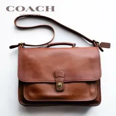 COACH Vintage Leather Brown Shoulder Bag