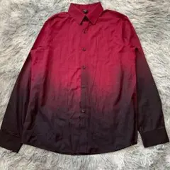 美品✨【シーイン】グラデーション長袖シャツ XS ユニセックス ビッグシルエット