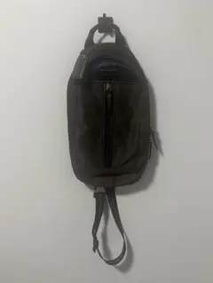 2605-252｜コーチ ボディバッグ レザー ダークブラウン - メルカリ