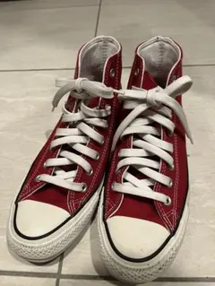 コンバースオールスター　ハイカット　レッド　25cm