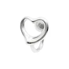 磨き済 TIFFANY & Co. オープンハート ピアス 925 SV 片耳 - メルカリ