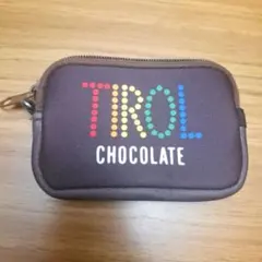 チロルチョコ ポーチ 小物入れ ブラウン