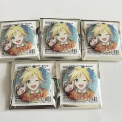 プロセカ　グリッター缶バッジ　鏡音レン　3B 5点　ワンダショ　特訓前　グリ缶