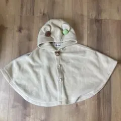 ベビーポンチョ　くま