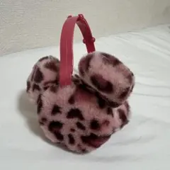 ディズニー イヤーマフ ピンク ヒョウ柄 耳あて