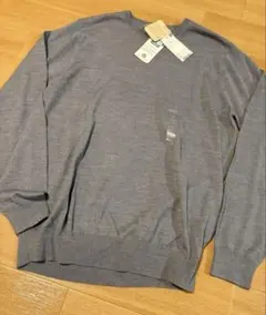 未使用　UNIQLO ユニクロ　ファインメリノ　クルーネック　セーター　XL