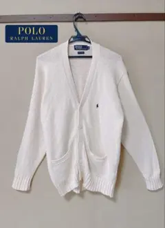 POLO RALPH LAUREN アイボリー カーディガン