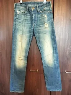 DIESEL☆メンズダメージ加工デニムジーンズ　size29