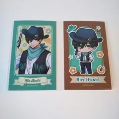 糸師凛 ブルーロック カウボーイ ミニブロマイドカード 2点セット チェキ
