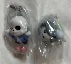 Undertale つまんでつなげてマスコット　サンズ　テミー　ボールチェーン