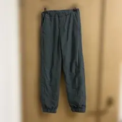 ユニクロ　暖パン　140グレー ジョガーパンツ　防寒　UNIQLO