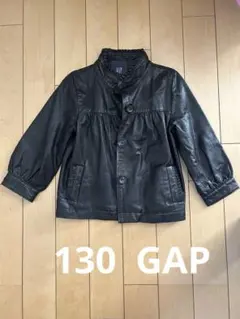 GAP KIDS 黒 レザージャケット
