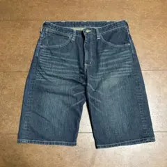 Wrangler デニムハーフパンツ 濃紺　size34古着