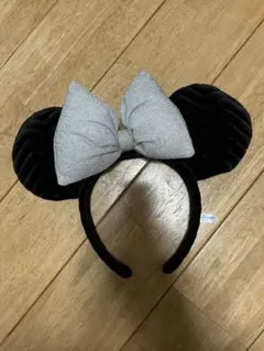 ミッキー耳カチューシャ 黒と銀