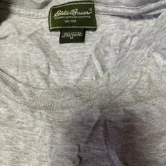 Eddie Bauer Mサイズ Tシャツ 旧タグ　グレー 無地　プレーン