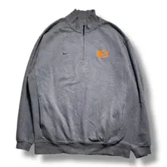 F1121　【即購入OK】　NIKE　ハーフジップトレーナー　サイズL　グレー