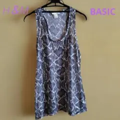 H＆M レディース ノースリーブ チュニック グレー系のサムネイル