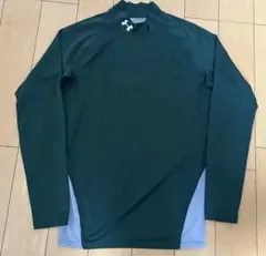 UNDER ARMOR グリーン 長袖インナー Lサイズ 大学サッカー部練習着