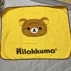 リラックマ クマ顔デザイン 毛布 約70cm x 70cm