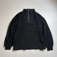 ハイネックジッパー ジップアップ ハーフジップ ビンテージトレーナー