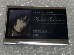 進撃の巨人　プロフィールカード　ミカサ