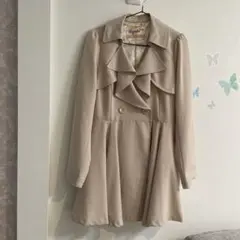 11 【L】LIZLISA　リズメロ　マイメロ　トレンチコート　ベージュ