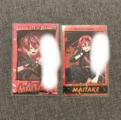 ちょこらび チェキ風トレカ まいたけ 歌い手 配信者 メッセージ付き