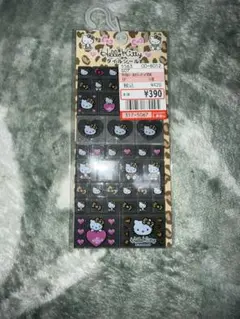 サンリオ　ハローキティ タイルシール　くろ　正規品