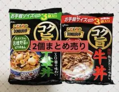 グリコ DONBURI亭 コク旨牛丼 、中華丼各3袋入り