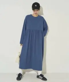 freak's store ウエストギャザー切り替えワンピース