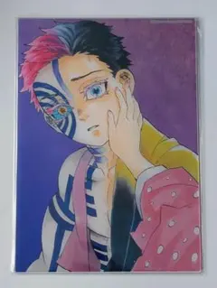 鬼滅の刃 猗窩座 狛治 箔入りアクリルアート アクリルスタンド アクスタ