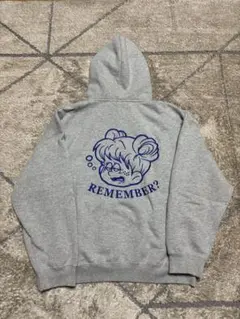 remember パーカー リメンバー グレー ブルーのサムネイル