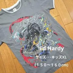 Ed Hardy ・エド ハーディー Tシャツ 半袖 スカル ドクロ キッズXLのサムネイル