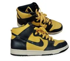 ナイキ ダンク ハイ ミシガン1998 28cm ヴィンテージ 黄色×紺