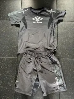 umbro ピステ上下 ブラック