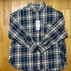 長袖 シャツ フリー チェック柄