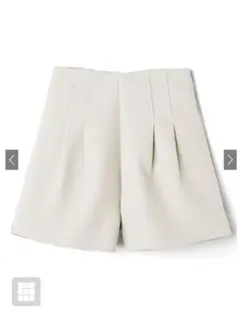 ハイウエストタックショートパンツ[at1647]