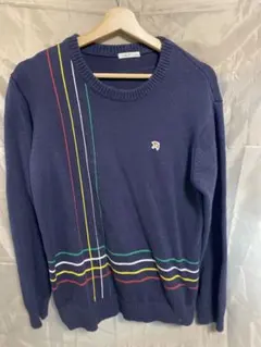 アーノルドパーマー ネイビー ストライプセーター