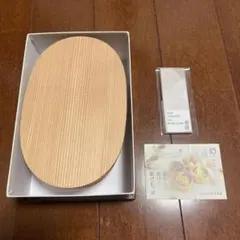 【新品未使用】大館曲げわっぱ 小判弁当（中）のサムネイル