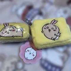 ちいかわ★うさぎ　ふわふわミニポーチ・ジュエリーミニケース