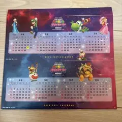 スーパーマリオ　映画　前売券特典　三角カレンダー