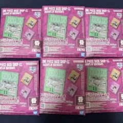 ワンピース　ベースショップ　アクリルブロックチャーム 賞　6点セット　未開封