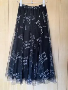 TRANOI. トラノイ メッセージチュールスカートのサムネイル