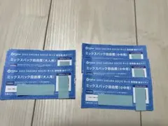 セレッソ大阪ミックスバック自由席引換券