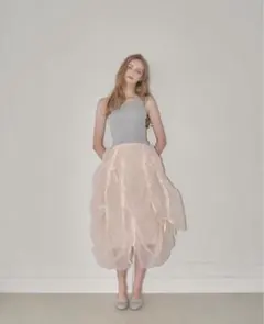 【新品未使用】treat urself バレエリボンスカート(pink)