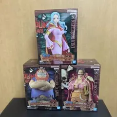 ワンピースDXF3点セット　ロジャー、ビビ、ハグワール・D・サウロ