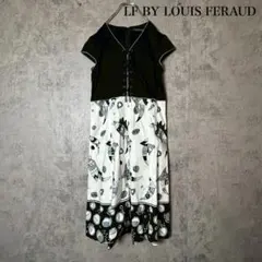 LOUIS FERAUD オウム柄 フレンチスリーブ　ワンピース N3495のサムネイル